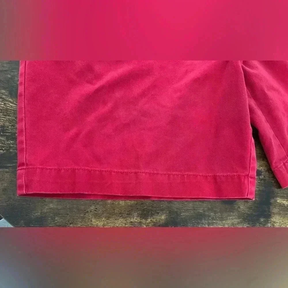 IZOD | men’s red flat front shorts. Size: 38​